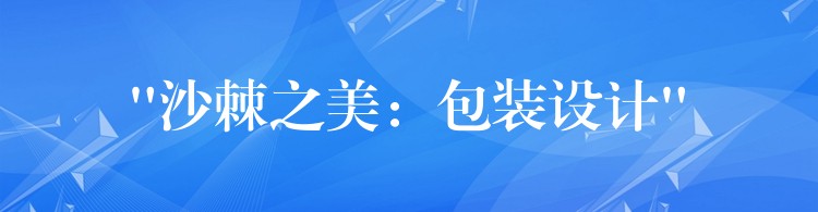 “沙棘之美：包装设计”